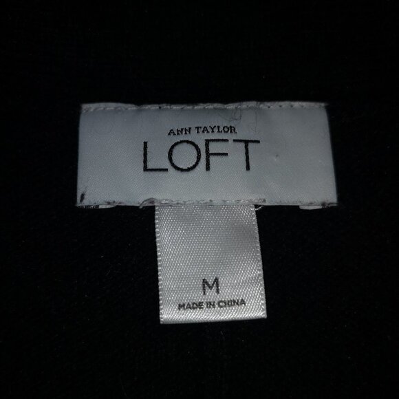 Anne Taylor Loft Ladies Size Medium 3/4 Bolero Sleeves Short Cardigan - Picture 3 of 6